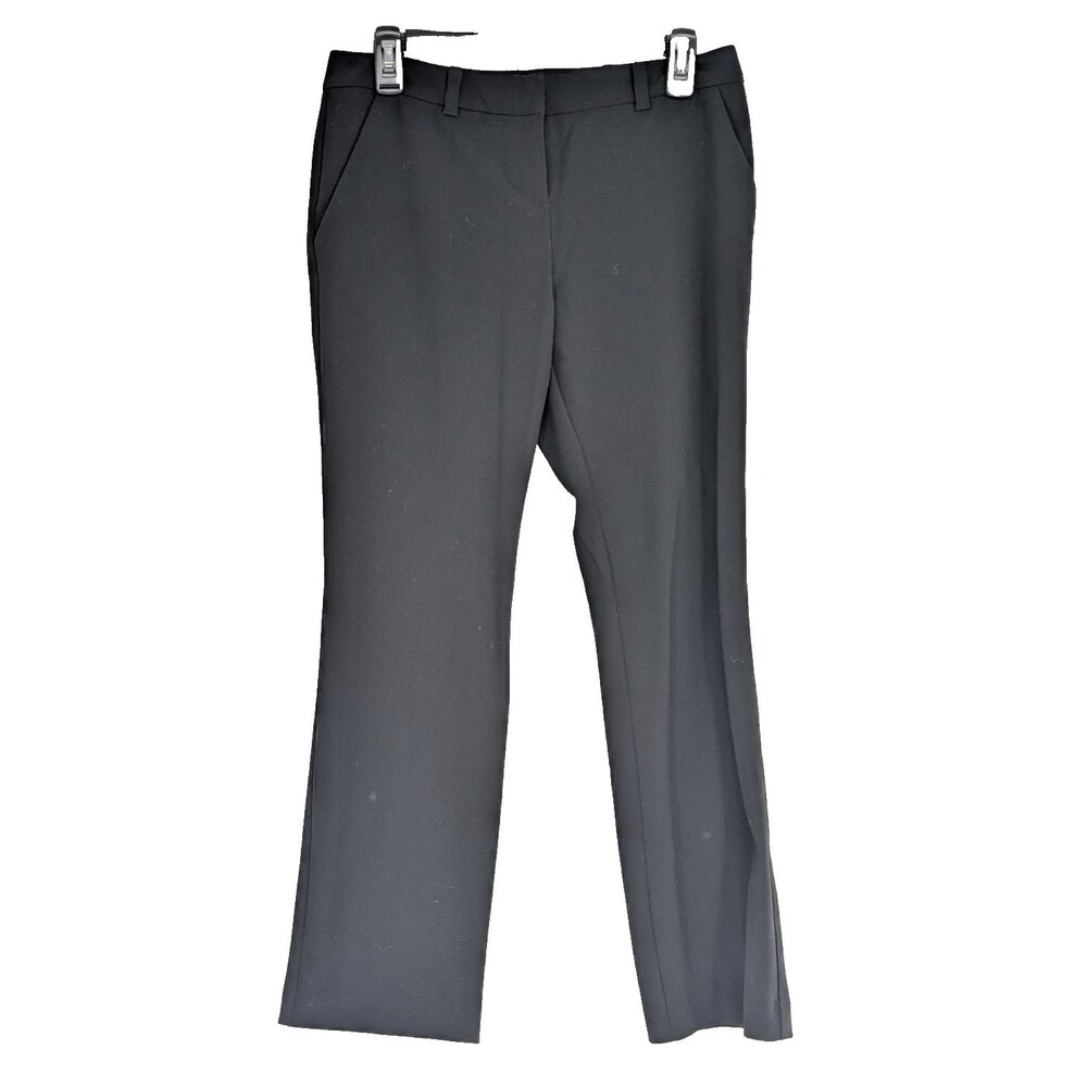 New York & Co 7th Avenue Black Bootcut Mid-Rise Pants Size 6 Petite 30"x29"